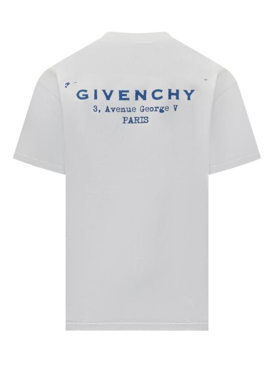 25FW 지방시 반팔 티셔츠 BM71NK3YRJ 100 WHITE - GIVENCHY