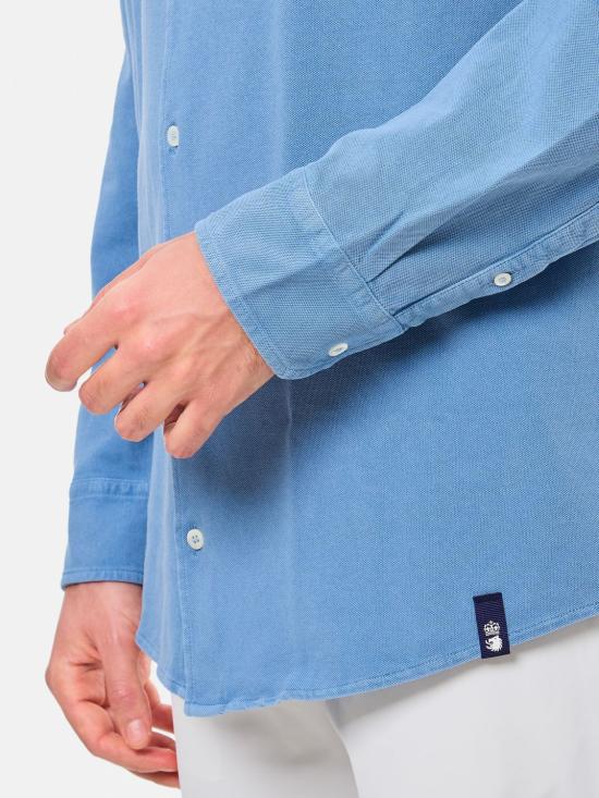 25SS 드루모어 긴팔 셔츠 DTS619 725 Gnawed Blue - DRUMOHR