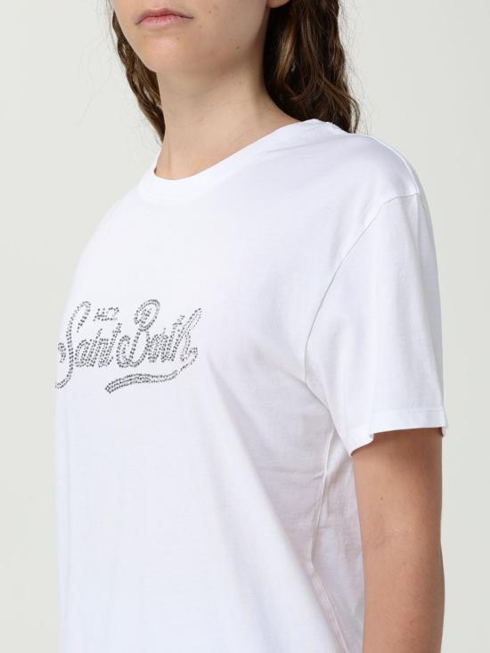 25FW 세인트바쓰 반팔 티셔츠 EMI0001 06278H White - MC2 SAINT BARTH