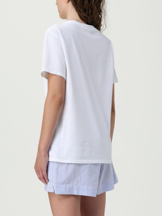 25FW 세인트바쓰 반팔 티셔츠 EMI0001 06278H White - MC2 SAINT BARTH