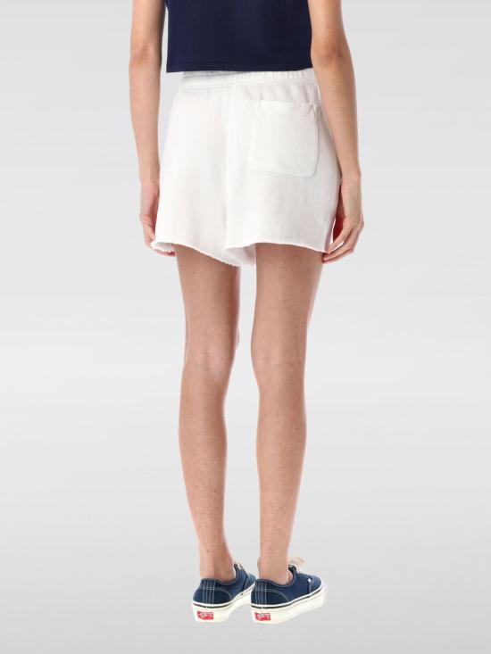 25FW 폴로 랄프로렌 포니 로고 자수 레귤러핏 쇼츠 211965103 001 White - POLO RALPH LAUREN