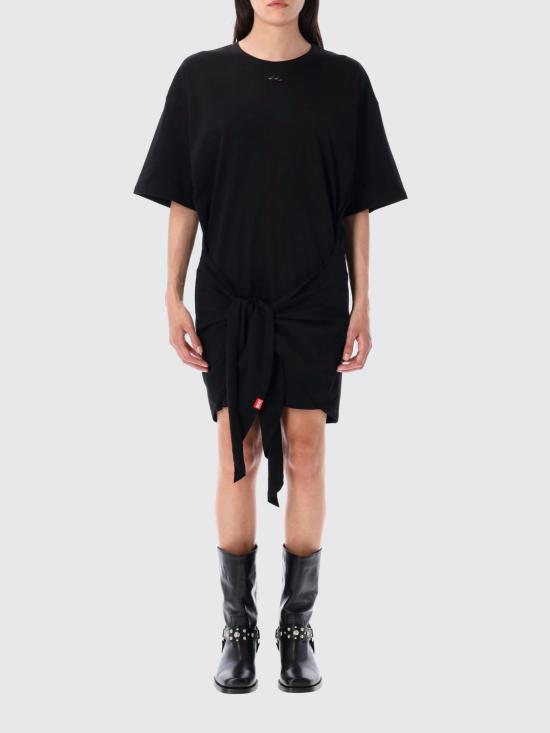 25FW 디젤 롱 원피스 A192320NIAX 9XX Black