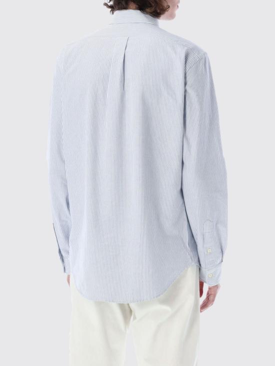 25FW 폴로 랄프로렌 컬러 포니 자수 커스텀 핏 버튼 다운 셔츠  710792041 004 White - POLO RALPH LAUREN