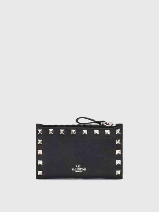 25FW 발렌티노 가라바니 락스터드 카드지갑 7W2P0605VSH 0NO Black - VALENTINO GARAVANI