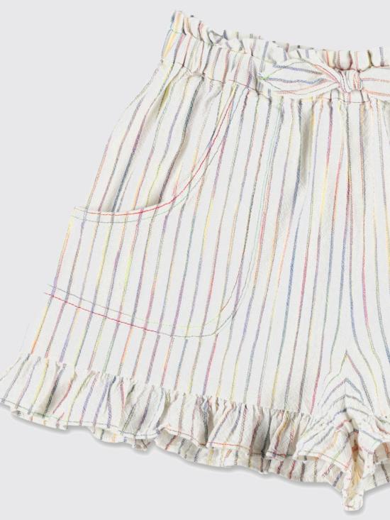 25FW [키즈] 짐머만 쇼츠/버뮤다 4127ASS251 RST White - ZIMMERMANN