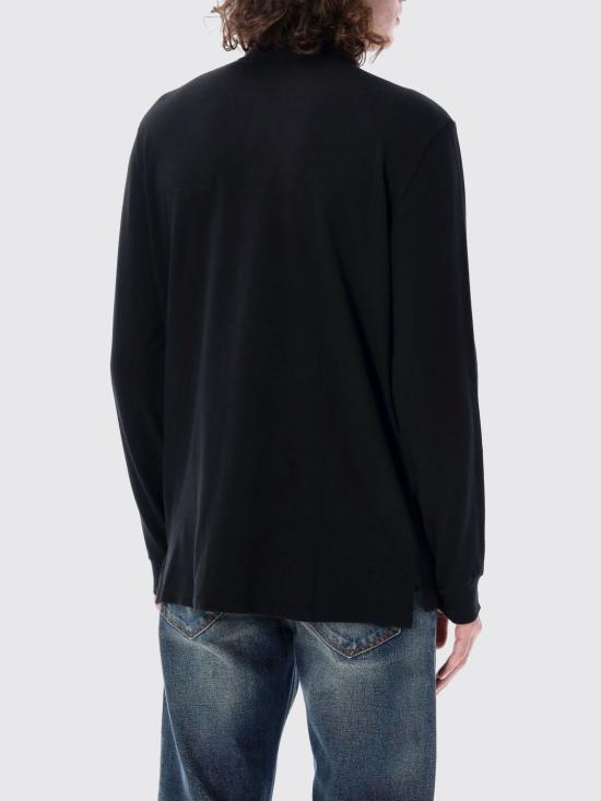 25FW 폴로 랄프로렌 클래식 핏 코튼 폴로 셔츠  710680790 045 Black - POLO RALPH LAUREN