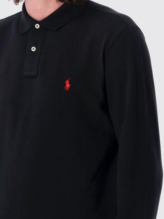25FW 폴로 랄프로렌 클래식 핏 코튼 폴로 셔츠  710680790 045 Black - POLO RALPH LAUREN