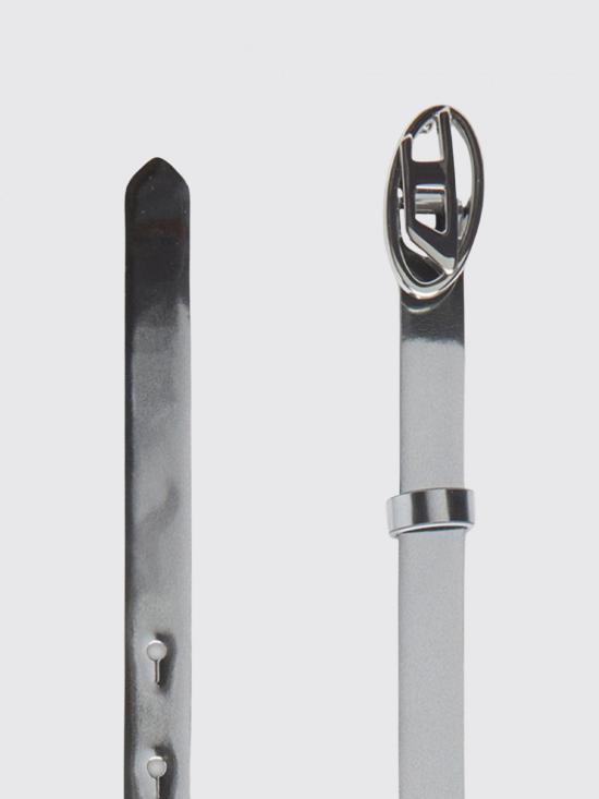 25FW 디젤 레귤러 벨트 X10423P1660 H0926 Silver - DIESEL