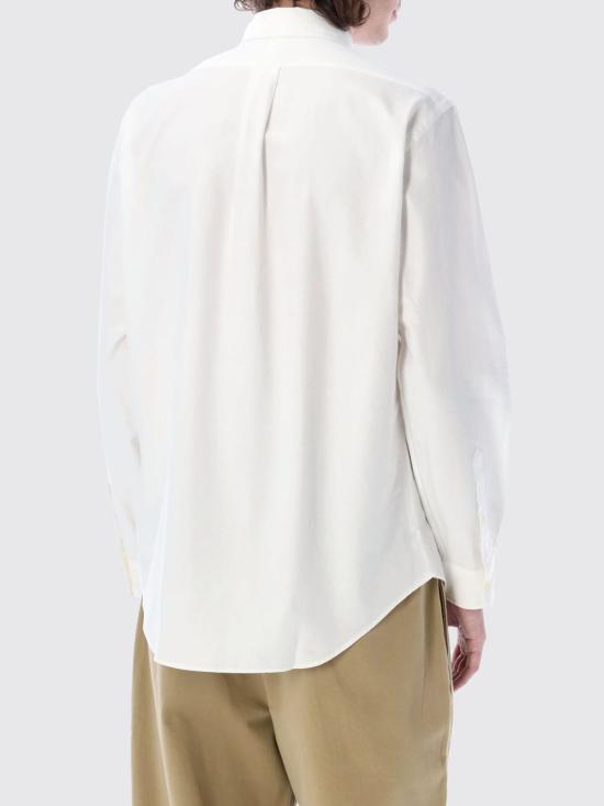 25FW 폴로 랄프로렌 컬러 포니 자수 커스텀 핏 버튼 다운 셔츠  710792041 001 White 1 - POLO RALPH LAUREN