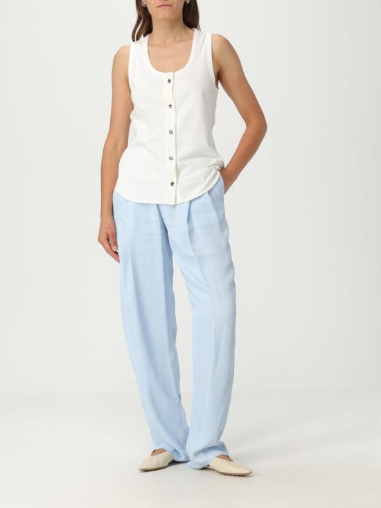 25SS 보테가베네타 민소매 티셔츠 812123V4XI0 9071 White - BOTTEGA VENETA