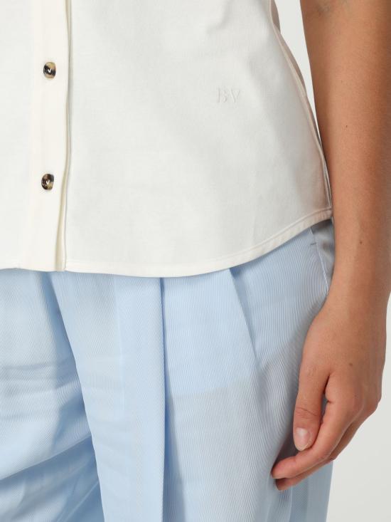 25SS 보테가베네타 민소매 티셔츠 812123V4XI0 9071 White - BOTTEGA VENETA