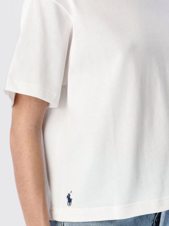 25FW 폴로 랄프로렌 반팔 티셔츠 211967106 001 White - POLO RALPH LAUREN