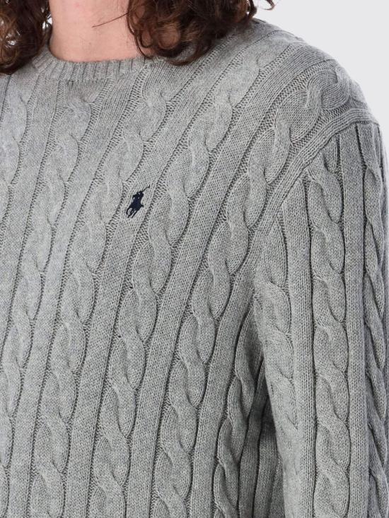 25FW 폴로 랄프로렌 스웨터 710775885 013 Grey - POLO RALPH LAUREN