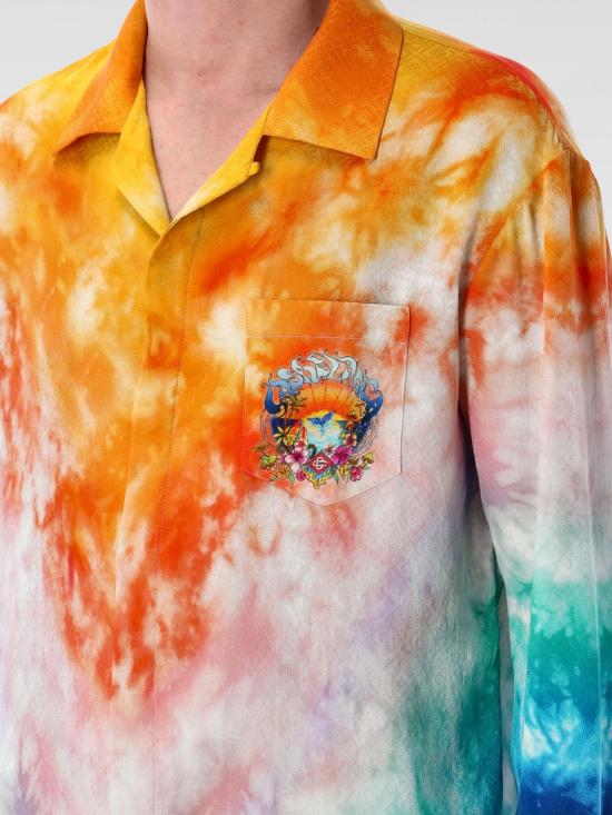 25SS 카사블랑카 긴팔 셔츠 UMS25SH006 03 Fa02 - CASABLANCA