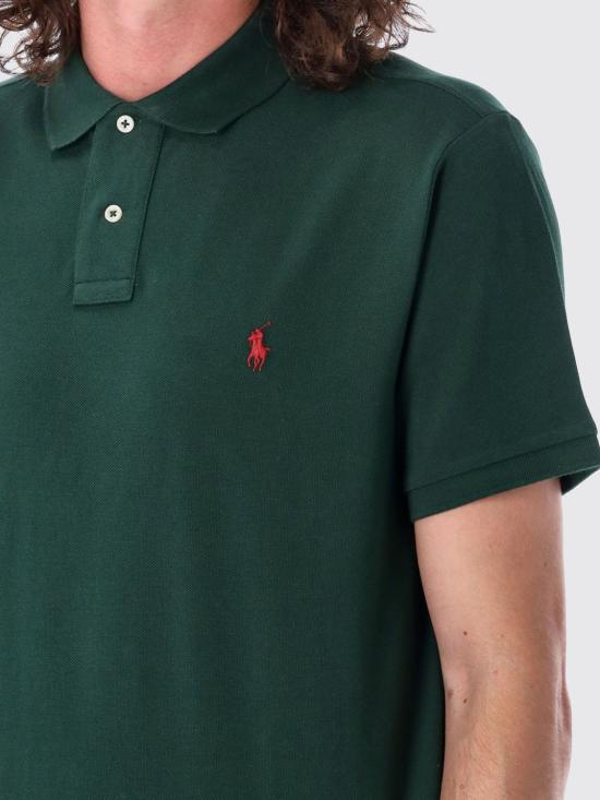 25FW 폴로 랄프로렌 폴로 티셔츠 710782592 015 Forest Green - POLO RALPH LAUREN