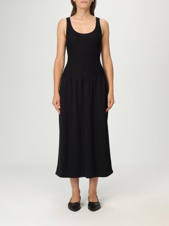 25SS 띠어리 롱 원피스 P0314704 001 Black