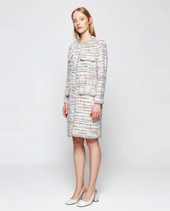  Mirto 코트 미르토 트위드 롱 재킷 - OTHER BRANDS