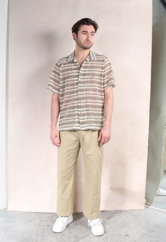  더 엔케이씨 스토어 반팔 셔츠 Nkc 스토어 엘리아스 버튼업 - The NKC Store