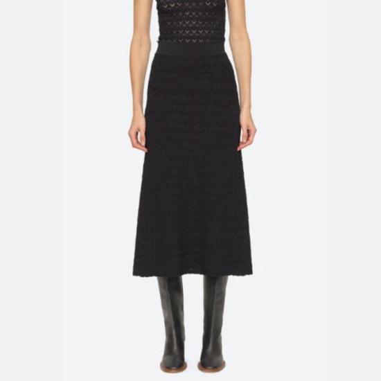  씨뉴욕 미디 스커트 시 니 루