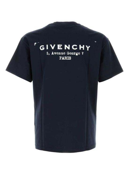25FW 지방시 반팔 티셔츠 BM71NK3YRJ 499 BLUE - GIVENCHY