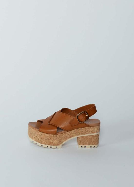  Homers Shoes 뮬/슬리퍼 호머스 슈즈 베니스 웨지  브라운