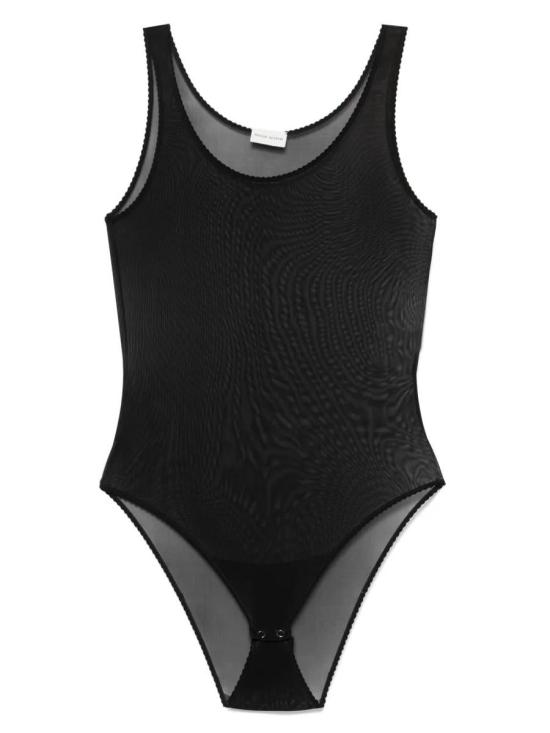 25SS 마그다뷰트림 바디수트 티셔츠 SS25 BODYSUIT 03 Black