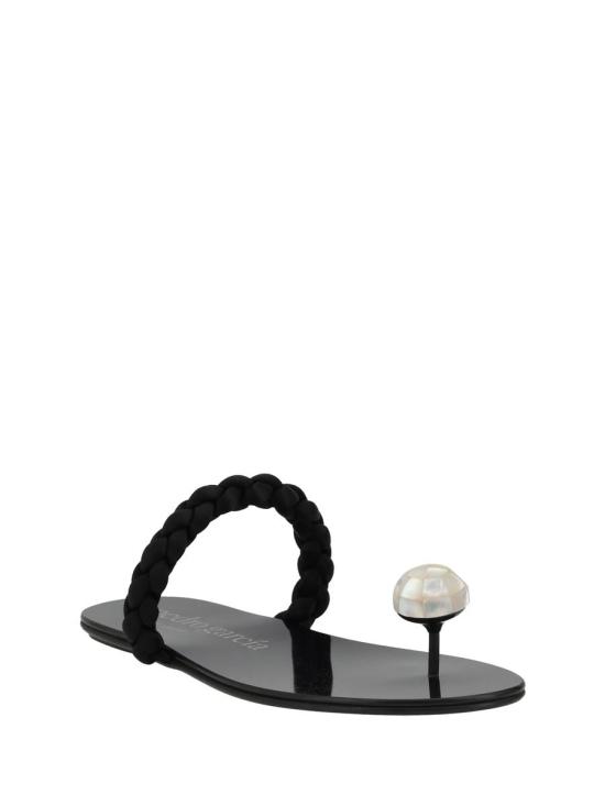 25SS 페드로 가르시아 뮬/슬리퍼 PIPA01 004 Black - PEDRO GARCIA