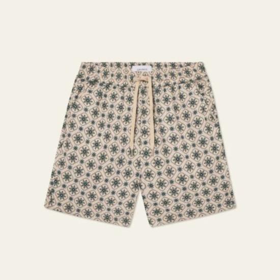  레듀 숏팬츠 레 두 오토 아옵 태피스트리 반바지 - LES DEUX