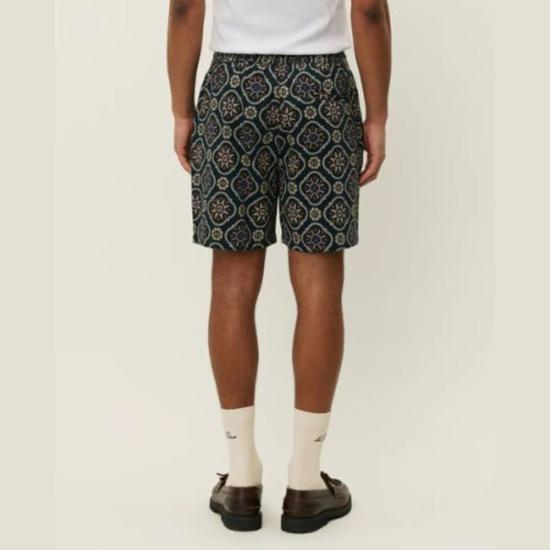  레듀 숏팬츠 레 두 오토 아옵 태피스트리 반바지 - LES DEUX