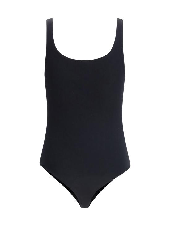 26SS 월포드 바디수트 티셔츠 75086 7005 BLACK - WOLFORD