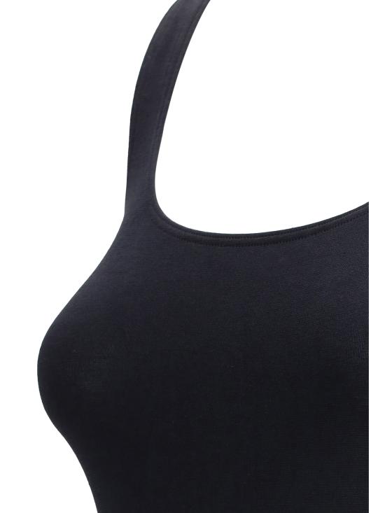 26SS 월포드 바디수트 티셔츠 75086 7005 BLACK - WOLFORD