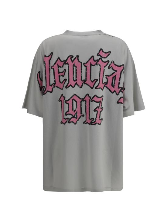 25FW 발렌시아가 반팔 티셔츠 831305TSVW4 9012 GREY - BALENCIAGA