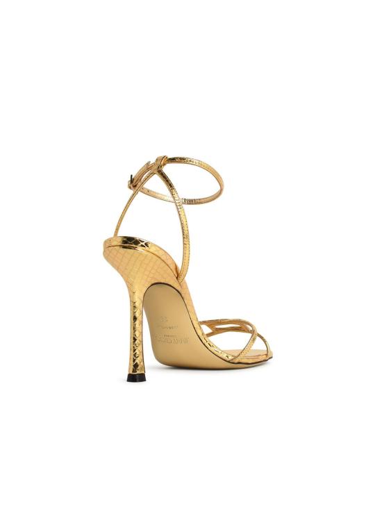25FW 지미추 샌들 1998 LEO 100 WAPGOLD Gold - JIMMY CHOO