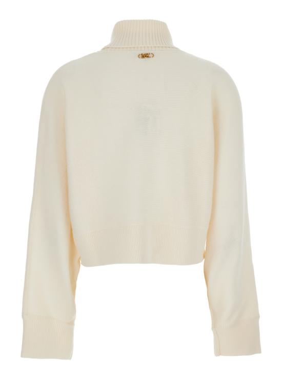 25FW 마이클 코어스 터틀넥 MT5617UF2G120 White - MICHAEL KORS