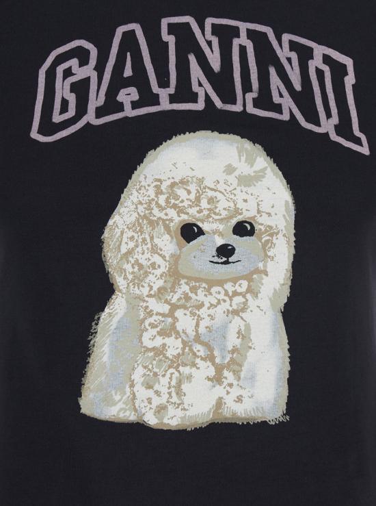 25FW 가니 반팔 티셔츠 T4239252 Grey - GANNI