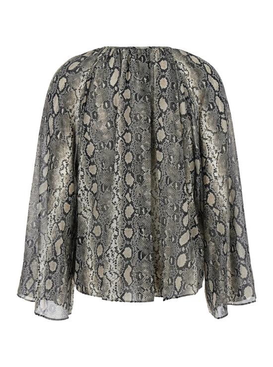 25FW 마이클 코어스 블라우스 MT540R0ABE120 Grey - MICHAEL KORS