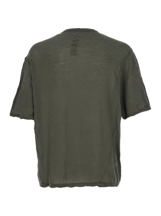 25FW 릭 오웬스 반팔 티셔츠 RU02E1232UC25 Green - RICK OWENS