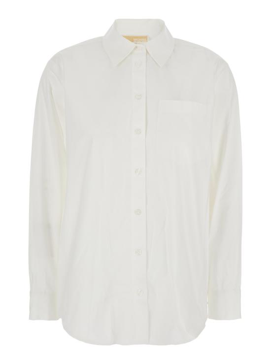 25FW 마이클 코어스 셔츠 MT540TYF4C100 White