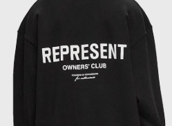 26SS 리프레젠트 긴팔 티셔츠 OCM41115 001 BLACK - REPRESENT