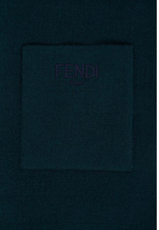 25FW [키즈] 펜디 넥워머/머플러/스카프 JUQ020 AO29 F0L5W GREEN - FENDI