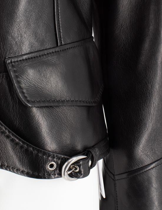 26FW 에르마노 설비노 가죽 자켓 D470I314SHGKH 95708 BLACK - ERMANNO SCERVINO