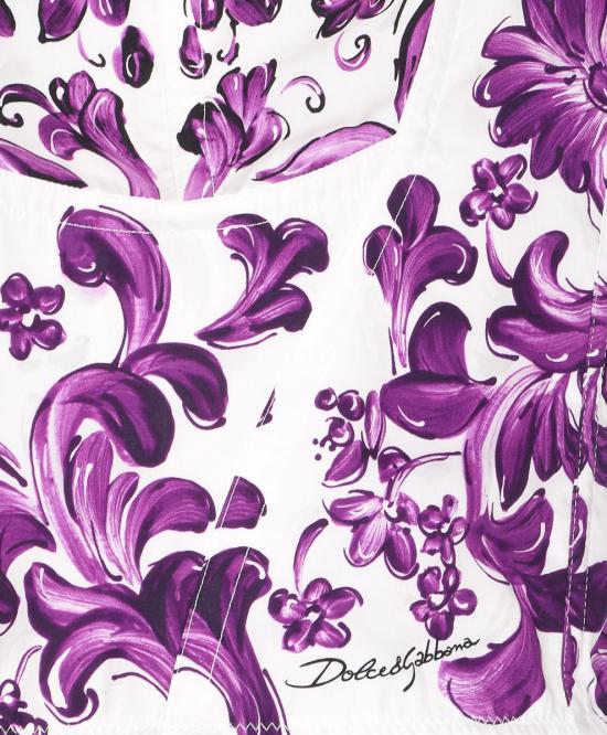 25FW 돌체앤가바나 민소매 티셔츠 F7BB1TFI5LSHD5DQ PURPLE - DOLCE & GABBANA