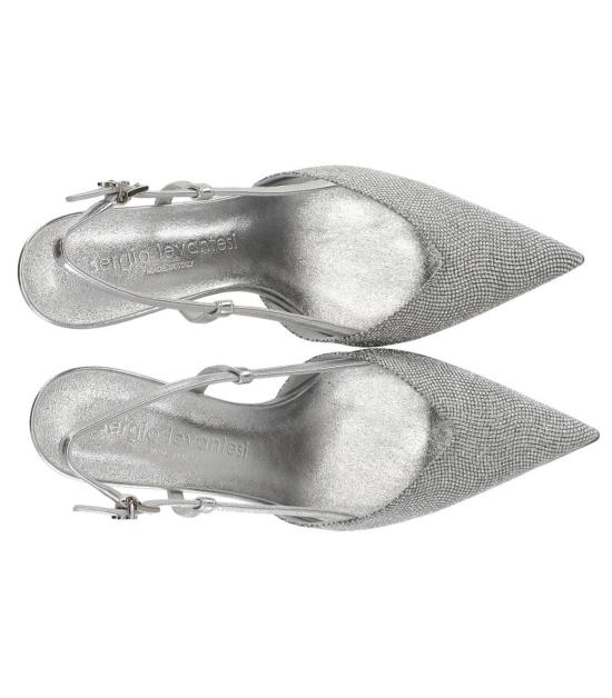 25SS 세르지오 레반테시 힐/펌프스 GIULIA 36 Silver - SERGIO LEVANTESI