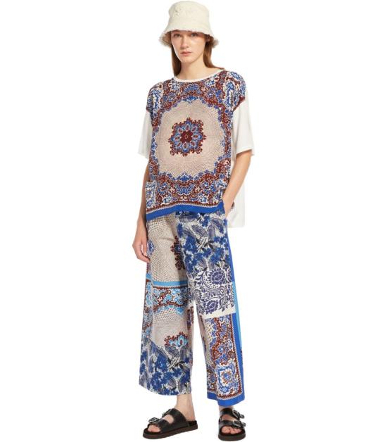  위켄드막스마라 팔라초 팬츠 2415131112600 001 38 Blue - WEEKEND MAX MARA