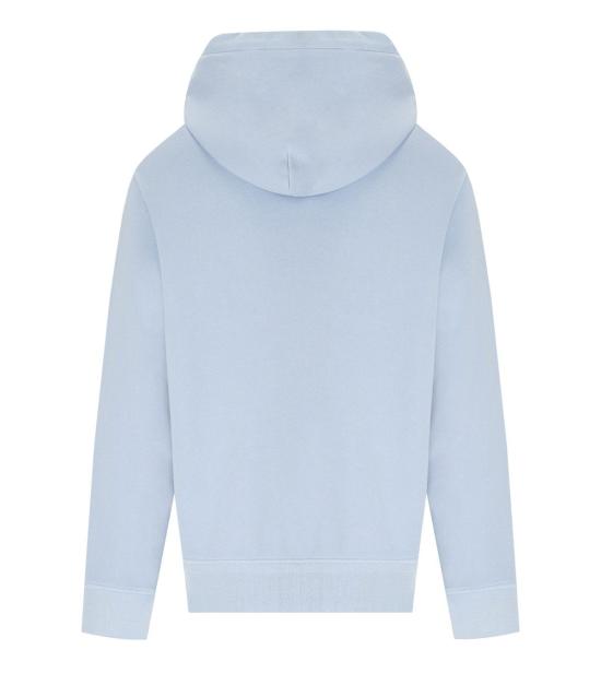  씨피 컴퍼니 후드 티셔츠 18CMSS099B 110044R 814 M Light Blue - C.P. COMPANY