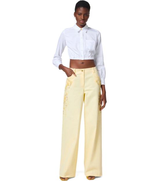 25SS 엘리자베타프랜치 셔츠 CA11752E2 100 40 White - ELISABETTA FRANCHI