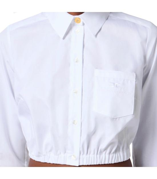 25SS 엘리자베타프랜치 셔츠 CA11752E2 100 40 White - ELISABETTA FRANCHI
