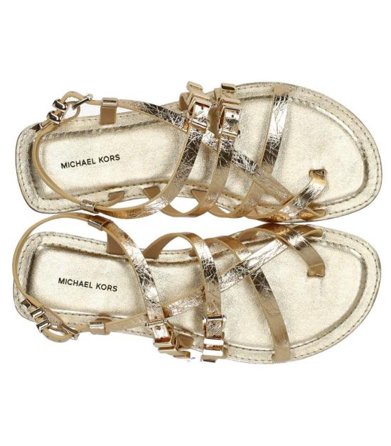 25SS 마이클 코어스 샌들 40S5DTFS1M 740 36 Gold - MICHAEL KORS