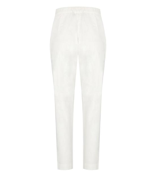 25SS 막스마라 스트레이트 팬츠 2516131037600 003 38 White - MAX MARA