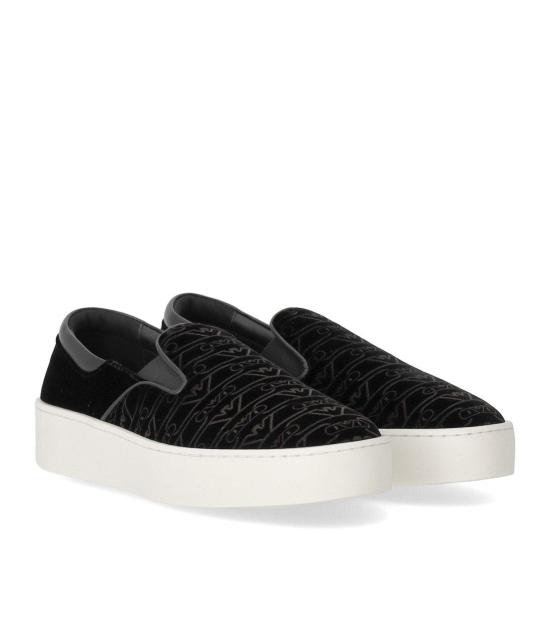  엠포리오 아르마니 스니커즈 X3Y007 XR235 00002 36 Black - EMPORIO ARMANI